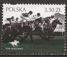 POLAND MNH ** 4701 Hippodrome De Sluzewiec Varsovie Course Cheval Chevaux Horse - Ungebraucht