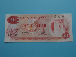 1 One Dollar () Bank Of GUYANA ( For Grade See SCAN ) UNC ! - Guyana