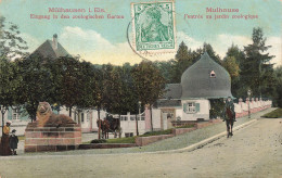FRANCE - Mulhouse - L'entrée A Jardin Zoologique - Colorisé - Carte Postale Ancienne - Mulhouse