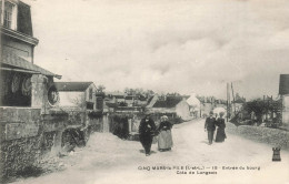 FRANCE - Chinon - Cinq Mars La Pile - Entrée Du Bourg - Côté De Langeais - Carte Postale Ancienne - Chinon