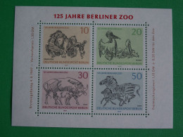 BLOC  BERLIN  //   125 è  ANNIVERSAIRE  Du  Zoo  --  1979   Neuf  ** Cote 3,50   Euro - Blocks & Kleinbögen