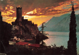 ITALIE - Malcesine - Lac De Garda - Le Château Au Coucher Du Soleil - Colorisé - Carte Postale - Verona