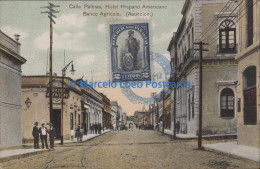 PARAGUAY ASUNCION CALLE PALMAS HOTEL HISPANO AMERICANO BANCO AGRICOLA GRÜTER - Paraguay