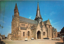 FRANCE - Guerande - Façade De La Collégiale Saint-Aubin - Colorisé - Carte Postale - Guérande