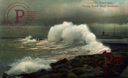 SRI LANKA CEYLON - CEYLAN. COLOMBO BREAKWATER DURING SOUTH WEST MONSOON. - Sri Lanka (Ceylon)