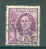 AUSTRALIE - N°163C Oblitéré. Types De 1937-43. Sans Filigrane. - Usados