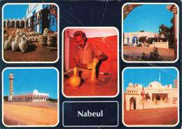 TUNISIE - Nabeul - Multi-vues - Colorisé - Carte Postale - Tunesien