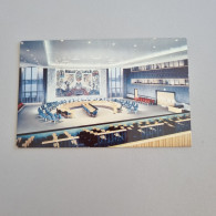 Uncirculated Postcard - NY - New York City - UNITED NATIONS SECURITY COUNCIL CHAMBER - Piazze