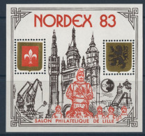 CNEP N° 4a NORDEX 83 Neuf ** (MNH) Cote 26 € Clocher De Droite Sans Croix + Chevalet Et Roue Cassée à Droite TB - CNEP