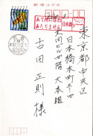 71630 - Japan - 1985 - ¥40 Neujahr '86 EF A Kte SHIBUYA -> Tokyo-chuo, M "unbekannt Zurueck"-Stpl - Storia Postale