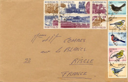 N° 665 Au N° 670 + N° 673/677 Oblit. CAD \"Loddekopince 08/04/71\" Pour La France - Covers & Documents