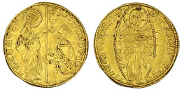 Dukat O.J.(1346/1364) Auf Venezianischen Schlag. 3,48 G. Sehr Schön/vorzüglich. Gamberini 344. Ives XII, 1. - Autres & Non Classés