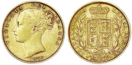 Sovereign 1877 S, Sydney. 7,99 G. 917/1000. Vorzüglich, Kl. Kratzer. Spink. 3855. - Other & Unclassified