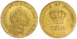 Kurant-Dukat (12 Mark) 1761, Kopenhagen. 3,12 G. Vorzüglich, Kratzer. Hede 22. Friedberg 269. - Denmark