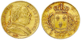 20 Francs 1815 A, Paris. 6,45 G. 900/1000. Sehr Schön/vorzüglich. Krause/Mishler 706.1. Friedberg 557. - 20 Francs (goud)