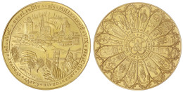 Große Goldmedaille 1988 Auf Das 2000jährige Bestehen Des Stadt. Stadtansicht, Europaparlament, Römerlager Aus Dem Jahre  - Other & Unclassified