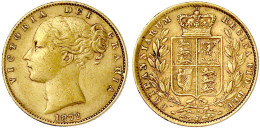 Sovereign 1872 Mit Die Nr. 28 (augenscheinlich über 25). 7,99 G. 917/1000. Fast Vorzüglich. Spink. 3853B. - Other & Unclassified