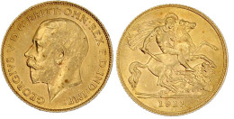 1/2 Sovereign 1911. 3,99 G. 917/1000. Vorzüglich/Stempelglanz. Seaby 4006. - Andere & Zonder Classificatie