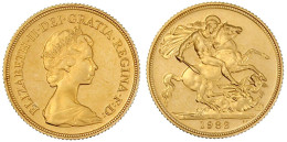 Sovereign 1982. 7,99 G. 917/1000. Polierte Platte, Min. Berührt. Seaby 4204. Friedberg 418. - Other & Unclassified