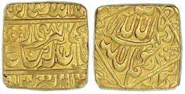 Mohur (quadratisch) AH 987 = 1578. 11,92 G. Sehr Schön. Friedberg 725g. - India