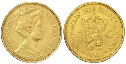 5 Gulden 1912. 3,36 G. 900/1000. Fast Vorzüglich, Kl. Henkelspur. Krause/Mishler 151. Friedberg 350. - Other & Unclassified