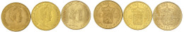 3 X 10 Gulden: 1912, 1913 Und 1917. Je 6,73 G. 900/1000. Vorzüglich/Stempelglanz Bis Stempelglanz. Krause/Mishler 149. F - Autres & Non Classés