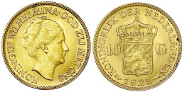 10 Gulden 1925. 6,73 G. 900/1000. Prägefrisch. Krause/Mishler 162. - Otros & Sin Clasificación
