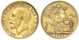 Sovereign 1927 SA. 7,99 G. 917/1000. Sehr Schön/vorzüglich. Seaby 4005. - Zuid-Afrika