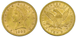 10 Dollars 1892, Philadelphia. Coronet Head. 16,72 G. 900/1000. Vorzüglich. Krause/Mishler 102. Friedberg 158. - Altri & Non Classificati