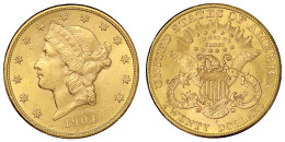 20 Dollars 1904 S, San Francisco. Coroned Head. 33,44 G. 900/1000. Vorzüglich/Stempelglanz. Krause/Mishler 74.3. Friedbe - Other & Unclassified