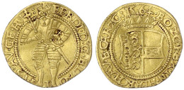 Dukat 1564, Klagenfurt. Stehender Herrscher In Rüstung Mit Zepter Und Schwert/gekr. Wappen. 3,10 G. Sehr Schön, Etwas Be - Gold Coins