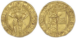 Dukat 1570, Klagenfurt. Stehender Erzherzog Mit Geschultertem Zepter, Das Schwert An Der Hüfte/gekröntes Zweifeldiges Wa - Monedas En Oro