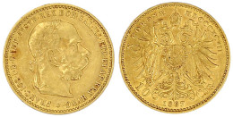 10 Kronen 1897. 3,39 G. 900/1000. Vorzüglich. Herinek 383. Friedberg 422. - Gold Coins