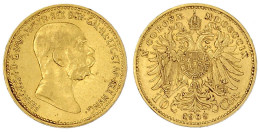 10 Kronen 1909. Typ 'Marschall'. 3,39 G. 900/1000. Vorzüglich. Herinek 387. - Gold Coins