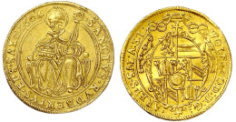 Doppeldukat 1604. 6,94 G. Vorzüglich, Selten. Probszt 770. Friedberg 660. Zöttl 880. - Gold Coins