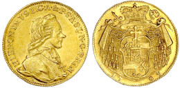 Dukat 1787 M. 3,48 G. Vorzüglich/Stempelglanz. Zöttl 3153. Friedberg 880. Pr. 2402. - Gold Coins