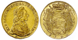 Dukat 1788 M. 3,48 G. Vorzüglich, Kl. Kratzer. Pr. 2403. Zöttl 3154. Friedberg 880. - Gouden Munten