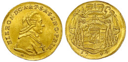 Dukat 1794. 3,50 G. Gutes Vorzüglich, Winz. Kratzer. Zöttl 3162. Friedberg 880. Probszt 2408. - Gold Coins