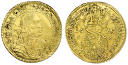 Goldgulden 1678 C-Z, München Drapiertes, Geharnischtes Brb. N.r./Madonna Mit Kind über Wappen. 3,10 G. Sehr Schön, Schrö - Other & Unclassified