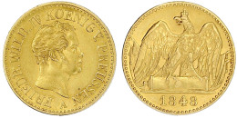 Doppelfriedrich D'or 1848 A, Berlin. 13,32 G. Vorzüglich/Stempelglanz. Jaeger 113. AKS 61. Friedberg 2431. Olding 355. - Other & Unclassified