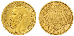 10 Mark 1898 G. Vorzüglich/Stempelglanz. Jaeger 188. - 5, 10 & 20 Mark Gold