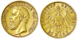 20 Mark 1895 G. Gutes Vorzüglich. Jaeger 189. - 5, 10 & 20 Mark Oro