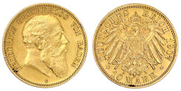 10 Mark 1907 G. Gutes Vorzüglich, Kl. Randfehler. Jaeger 190. - 5, 10 & 20 Mark Goud