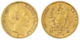 20 Mark 1873 D. Gutes Sehr Schön. Jaeger 194. - 5, 10 & 20 Mark Goud