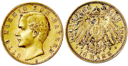 10 Mark 1896 D. Vorzüglich. Jaeger 199. - 5, 10 & 20 Mark Gold