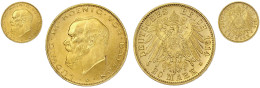 20 Mark 1914 D. Fast Stempelglanz/Polierte Platte, Kl. Schrötlingsfehler Ex. Künker Auktion 269 V. 1.10.2015 Los 7022. J - 5, 10 & 20 Mark Gold