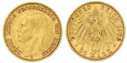 20 Mark 1906 A. Vorzüglich. Jaeger 226. - 5, 10 & 20 Mark Goud