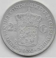 2 1/2 Gulden Argent 1930 - 2 1/2 Florín Holandés (Gulden)