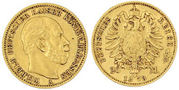 20 Mark 1873 A. Gutes Sehr Schön. Jaeger 243. - 5, 10 & 20 Mark Gold