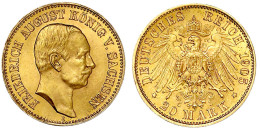 20 Mark 1905 E. Fast Stempelglanz, Min. Prägebed. Randunebenheiten. Jaeger 268. - 5, 10 & 20 Mark Gold